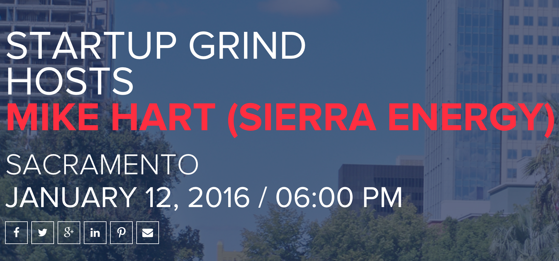 Startup Grind Hosts Mike Hart on January 12