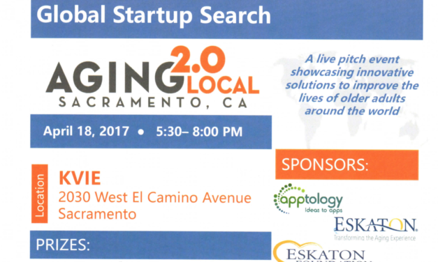KVIE and Eskaton to Host Aging2.0 Global Startup Competition