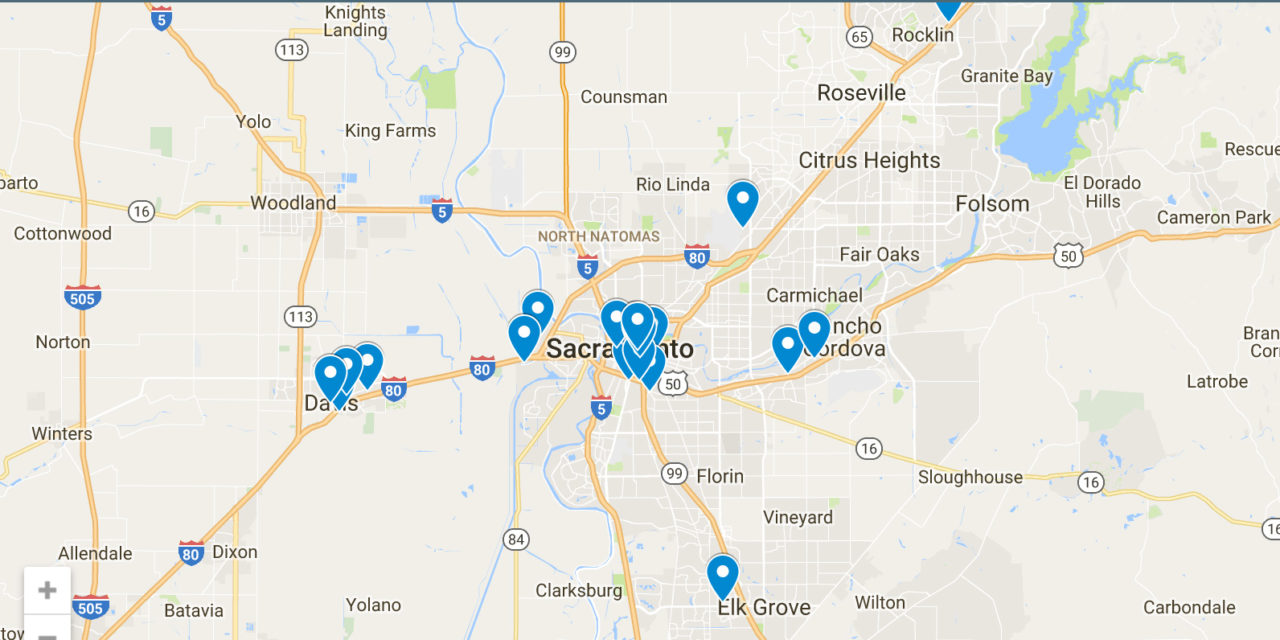 Relaunching & Refreshing the Sacramento Coworking Spaces Map