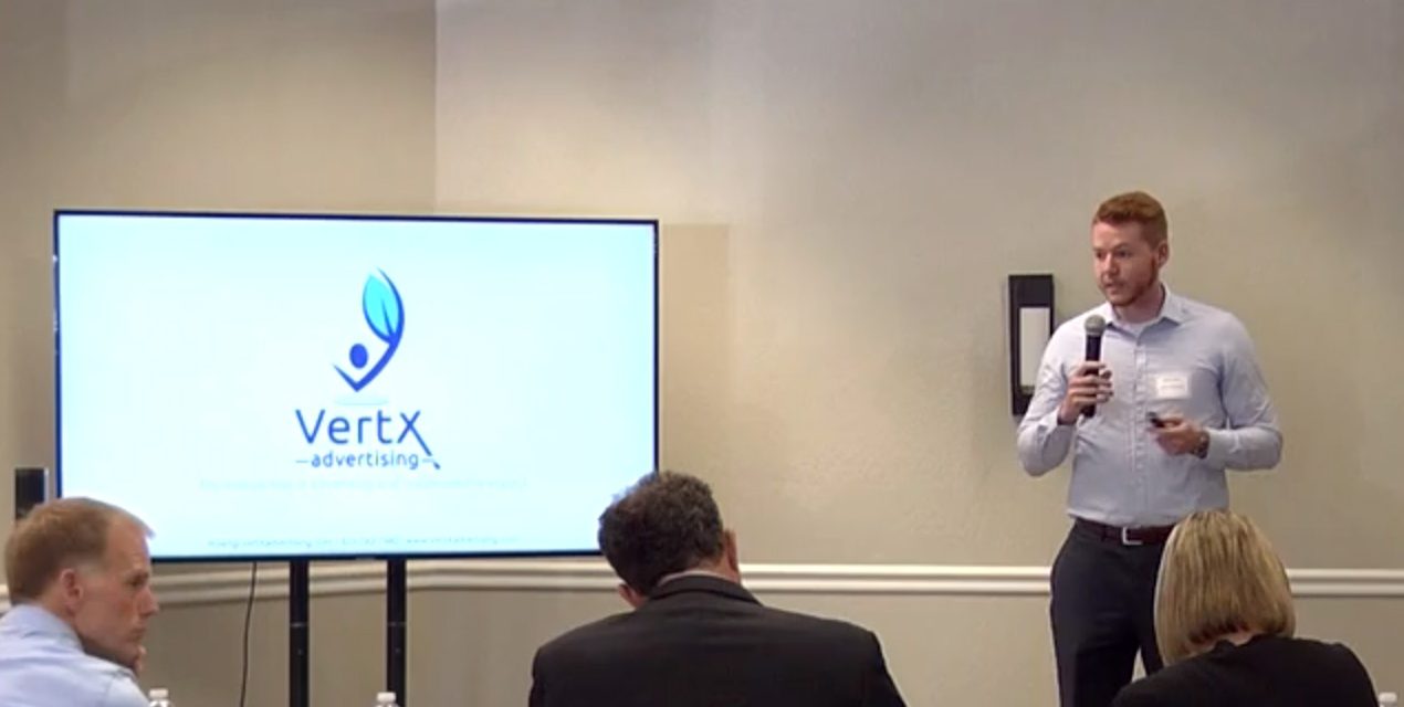 VertX Advertising Presentation at StartupSac Warm-Up Pitch Event