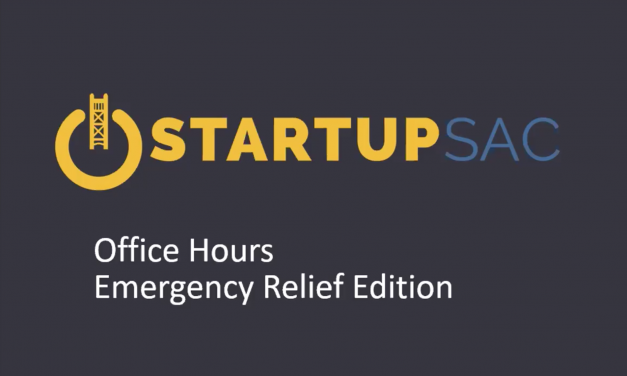 Video: StartupSac Office Hours Emergency Relief Edition April 2020