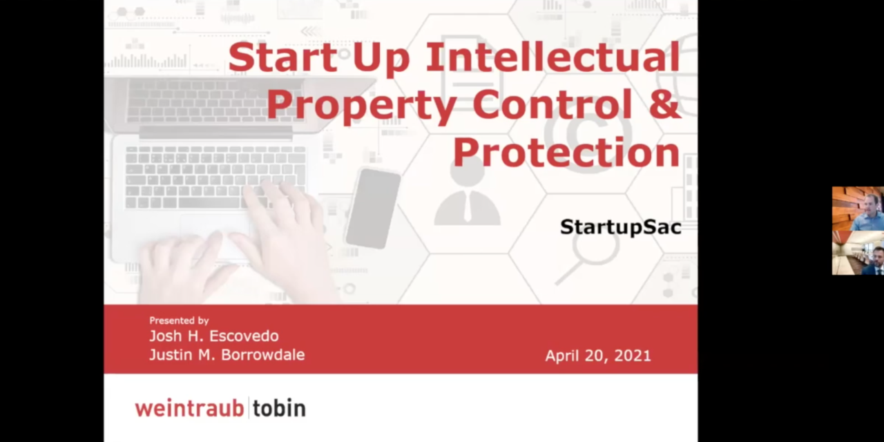 Startup Intellectual Property Control and Protection