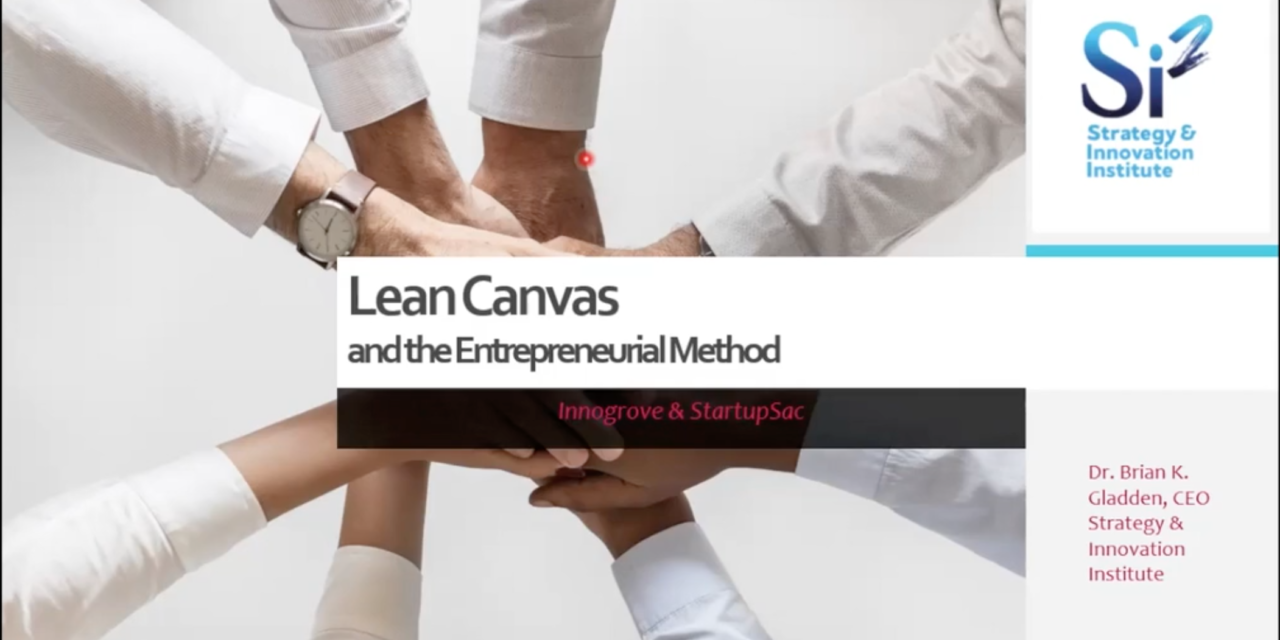 Video: The Lean Canvas Workshop with Brian Gladden