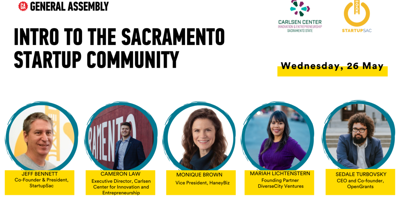 Introduction to the Sacramento Startup Community