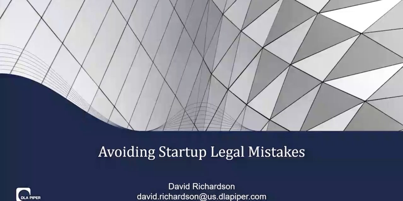 Video: Avoiding Startup Legal Mistakes