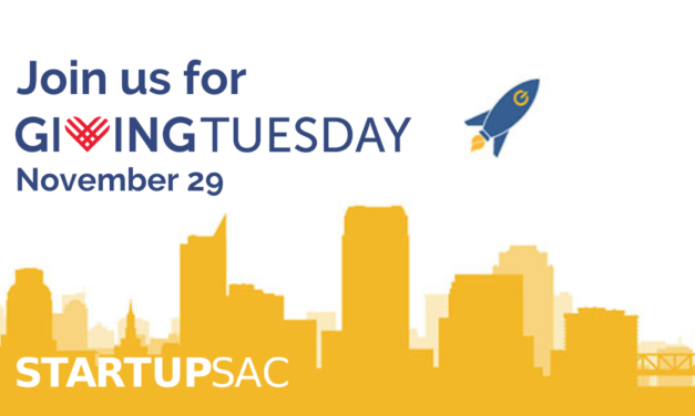 Support StartupSac on Giving Tuesday