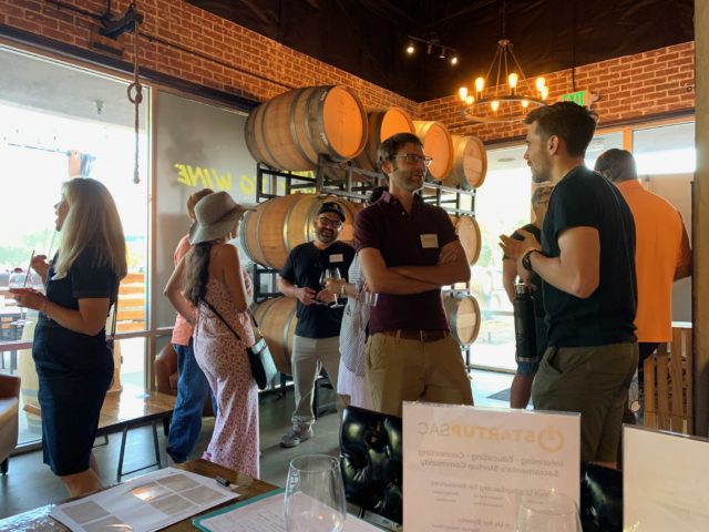 June's Startup Happy Hour at Drink EEZY in the Rancho Cordova Barrel District.