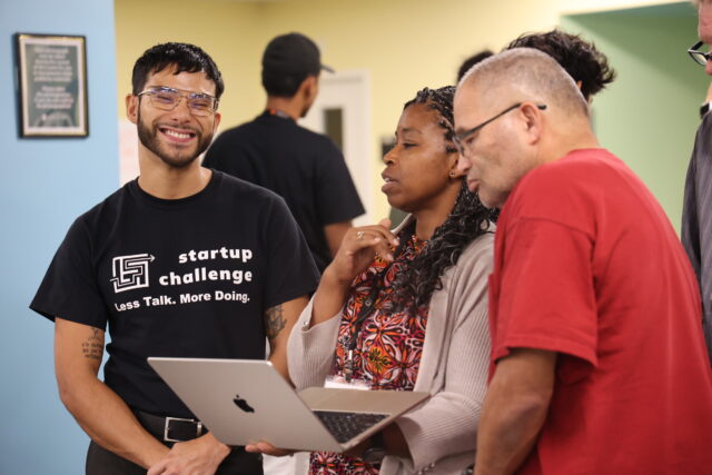 Collaborate with others at Startup Challenge